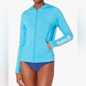 Hurley Women's Hoodie Zip Rashguard